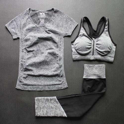 Tenue de sport femme ensemble en nylon - Ref 474936
