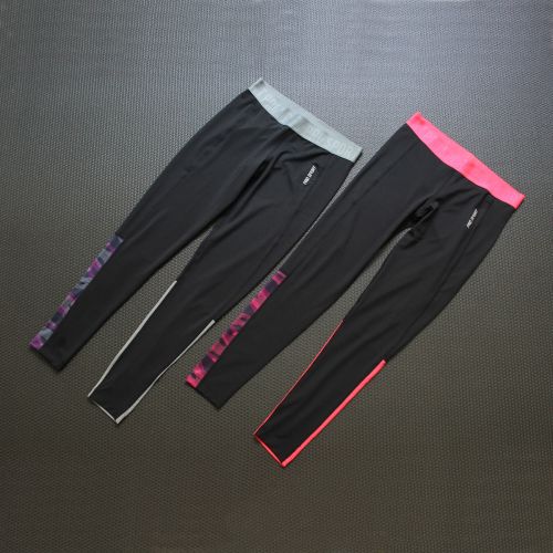 Tenue de sport femme Fitness pantalons minces en nylon - Ref 476382