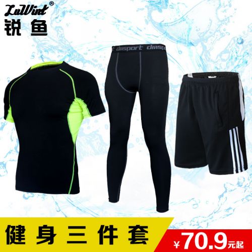  Tenue de sport homme LUWINT collants trois pièces en polyester - Ref 476706