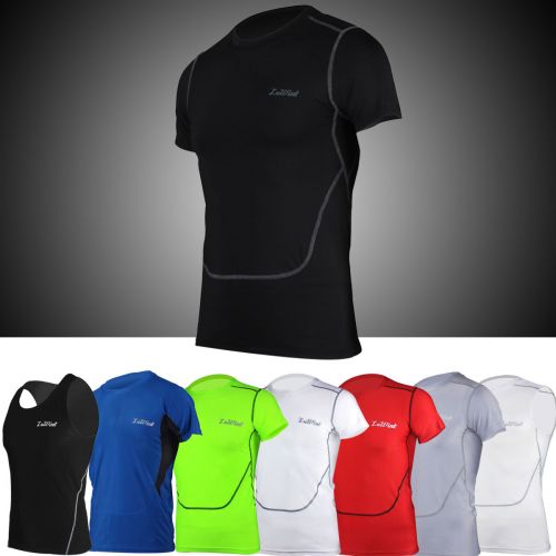  Tenue de sport homme LUWINT maille justaucorps à manches courtes - Ref 476707