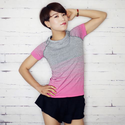  Tenue de sport femme MORNINGBODY simples cercle arc manches courtes - Ref 477360