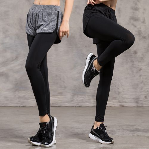 Tenue de sport femme Pantalon Fitness Femmes faux deux - FBF en polyester - Ref 477412
