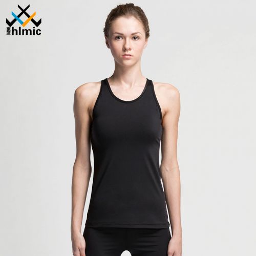 Tenue de sport femme HLMIC NZBX- gilet de Modèle unie en nylon - Ref 477581