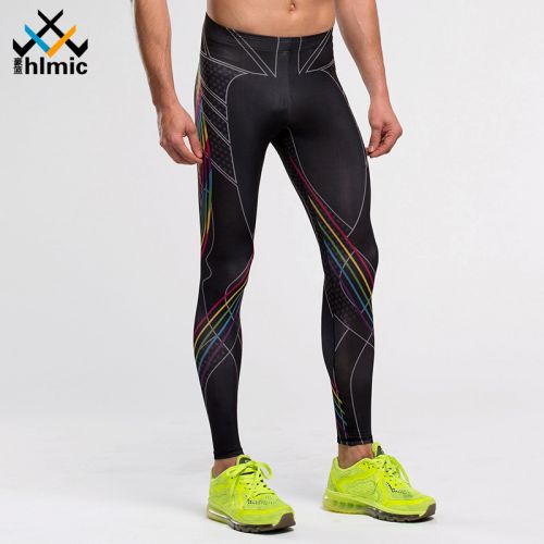 Tenue de sport homme HLMIC M compression de Modèle pantalon toutes saisons en nylon - Ref 477584