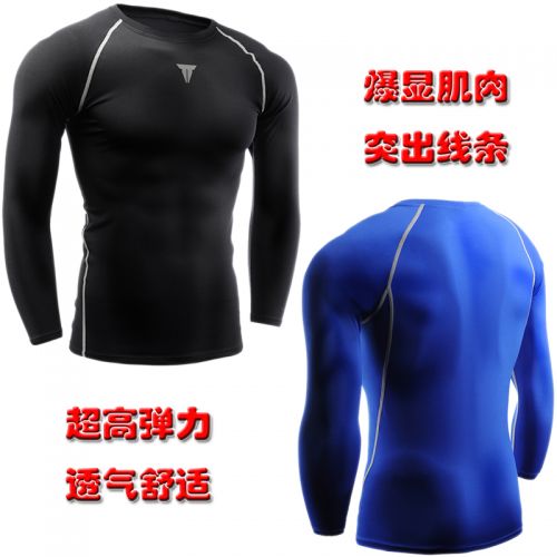Tenue de sport homme THROWDOWN Moulante à manches longues - Ref 477768
