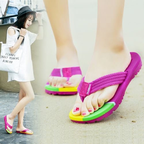 Tongs femme TANCOOK en tissu elastique - semelle EVA Ref 2665803