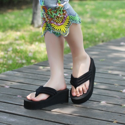 Tongs femme en tissu - Ref 2665885