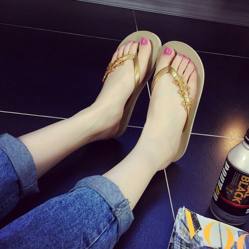 Tongs femme ELUNLANY en Daim - semelle PVC Ref 2665953