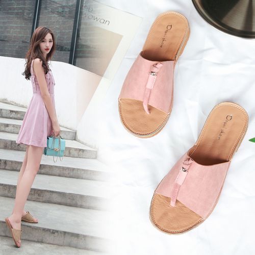 Tongs femme en PU - semelle caoutchouc Ref 2666014