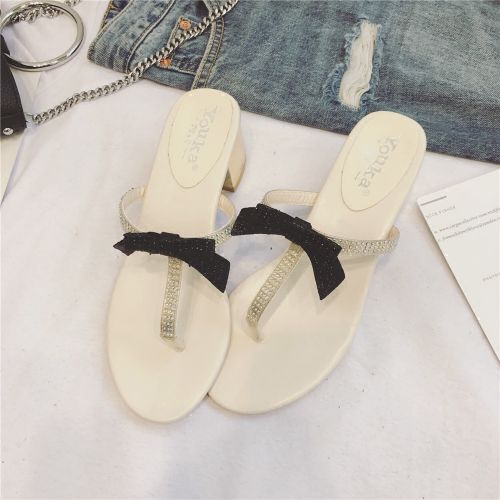 Tongs femme en PU - semelle Compose a la fin Ref 2666021