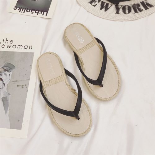 Tongs femme en PU - semelle Compose a la fin Ref 2666022