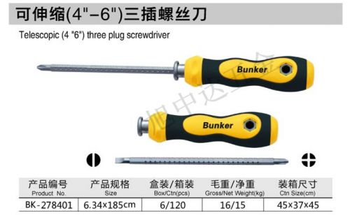 Tournevis pour réparation vélo BUNKER - Ref 2297831