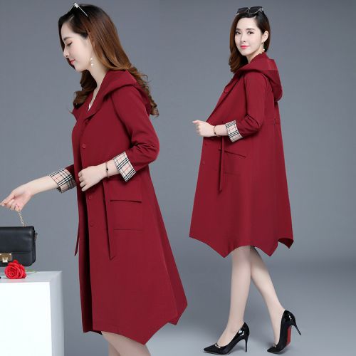 Trench pour femme QIAN en Polyester - Ref 3225620