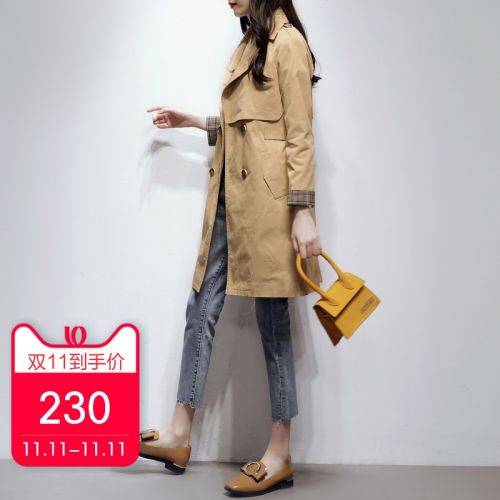 Trench pour femme en Coton - Ref 3225637