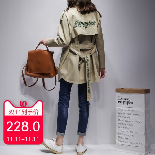Trench pour femme en Coton - Ref 3225721