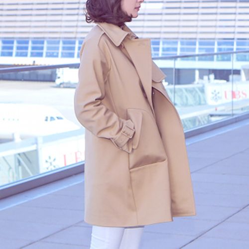 Trench pour femme HOQI en Polyester - Ref 3225758