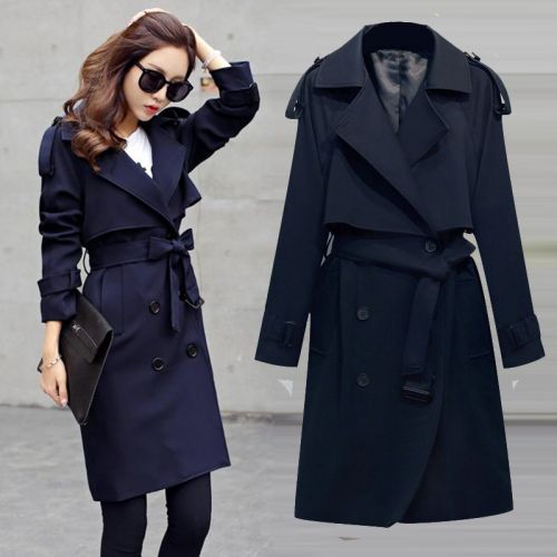 Trench pour femme JEDE en Polyester Spandex - Ref 3225787