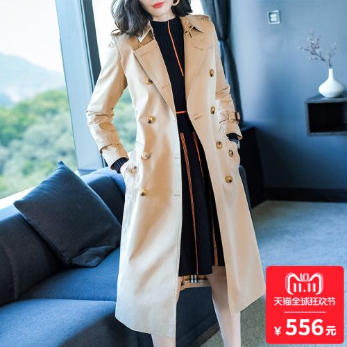 Trench pour femme FEIZING en Coton - Ref 3225831