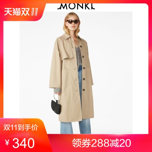 Trench pour femme MONKI en Coton - Ref 3225945