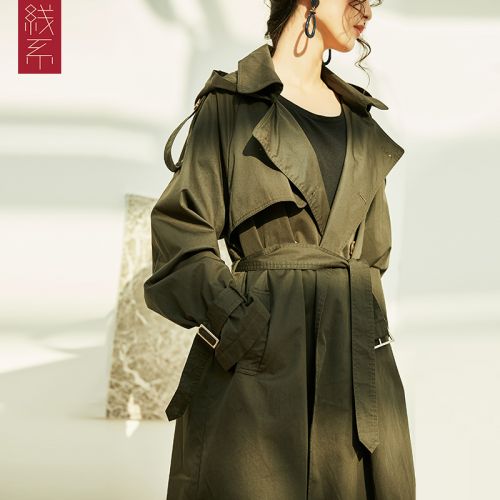 Trench pour femme en Coton - Ref 3226046