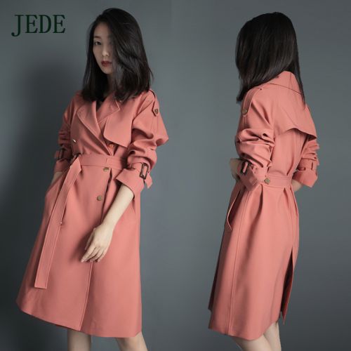 Trench pour femme JEDE en Polyester Spandex - Ref 3226073