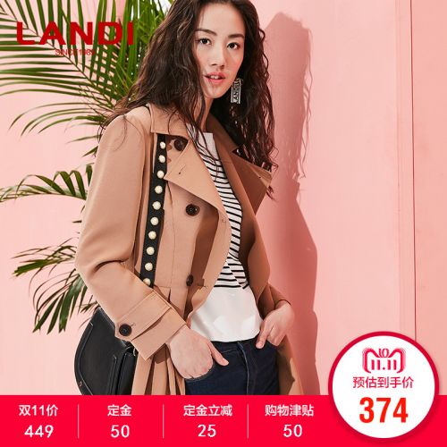Trench pour femme LANDI en Polyester - Ref 3226116