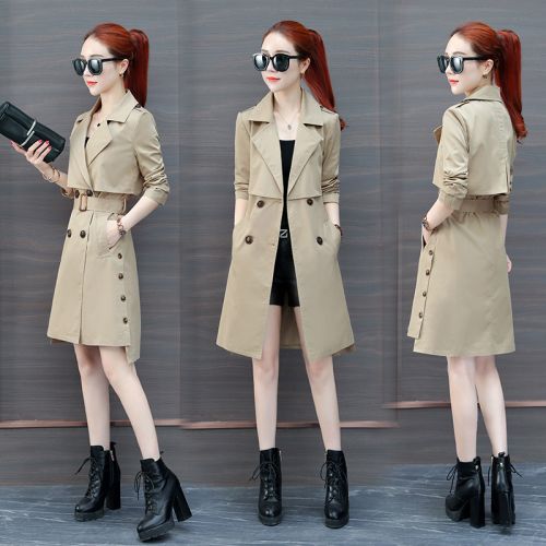 Trench pour femme en Coton - Ref 3226146