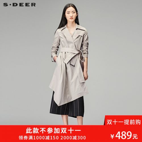 Trench pour femme S.DEER en Coton - Ref 3226232
