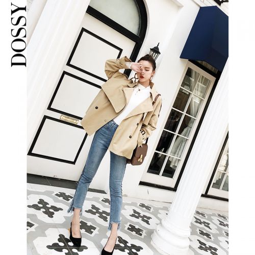 Trench pour femme DOSSY en Coton - Ref 3226318