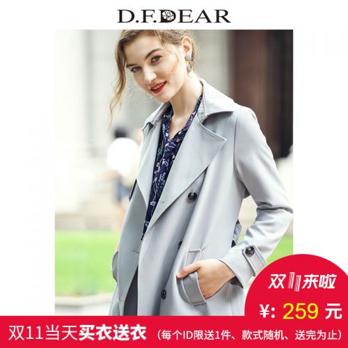 Trench pour femme D F DEAR en Polyester - Ref 3226343