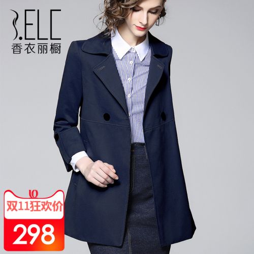 Trench pour femme en Coton - Ref 3226354