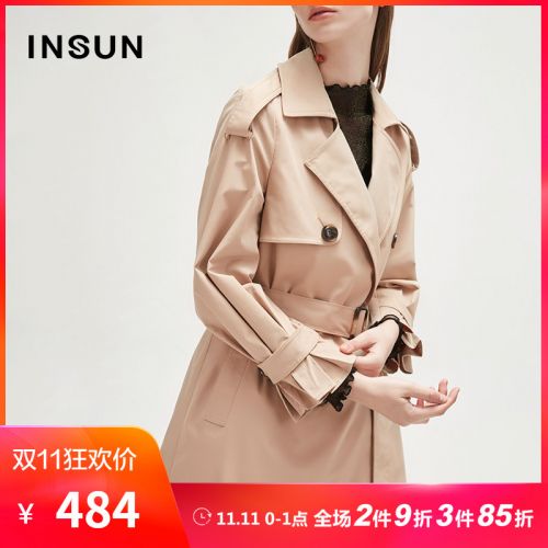 Trench pour femme INSUN en Polyester - Ref 3226356