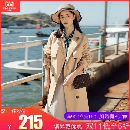 Trench pour femme en Coton - Ref 3226430