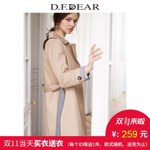 Trench pour femme D F DEAR en Polyester - Ref 3226601