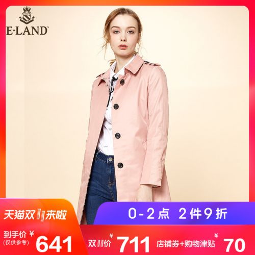 Trench pour femme ELAND en Coton - Ref 3226727