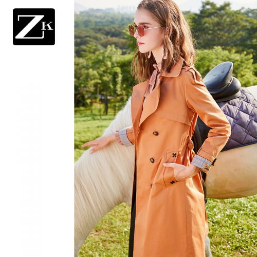 Trench pour femme en Coton - Ref 3226929