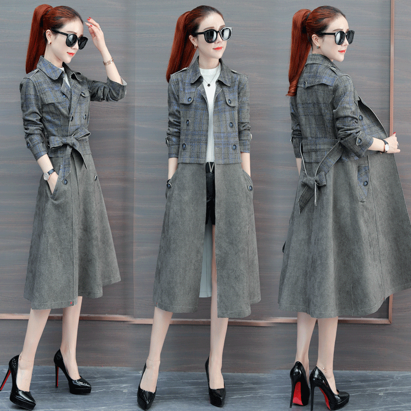 Trench pour femme LAIYFS en Polyester - Ref 3226957