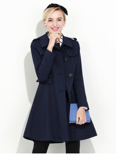 Trench pour femme YIGUE en Coton - Ref 3227065