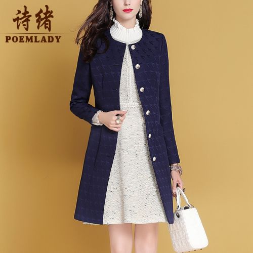 Trench pour femme POEMLADY en Polyester - Ref 3227071
