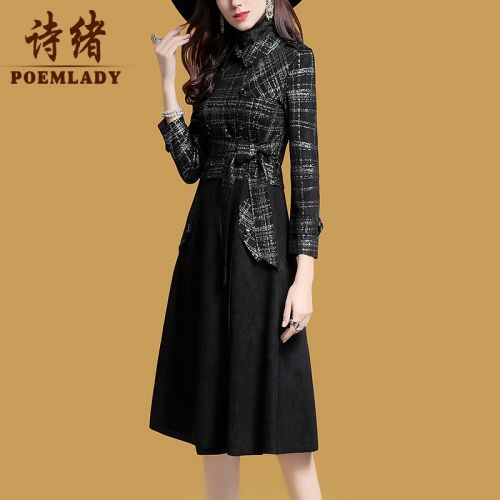 Trench pour femme POEMLADY en Polyester - Ref 3227204