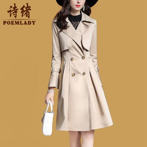 Trench pour femme POEMLADY en Polyester - Ref 3227217