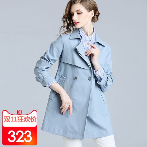 Trench pour femme en Coton - Ref 3227255