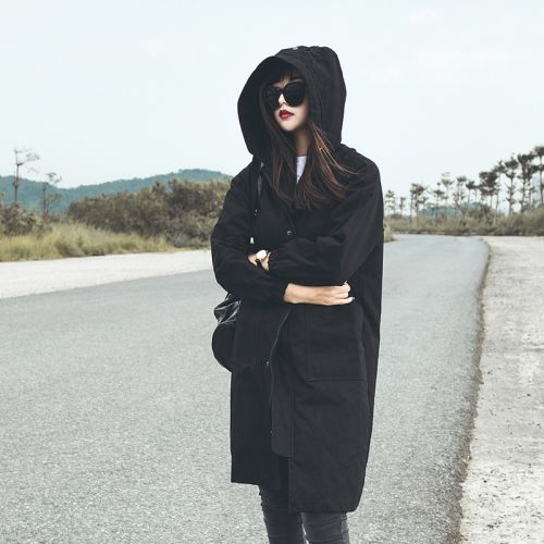 Trench pour femme en Coton - Ref 3227267
