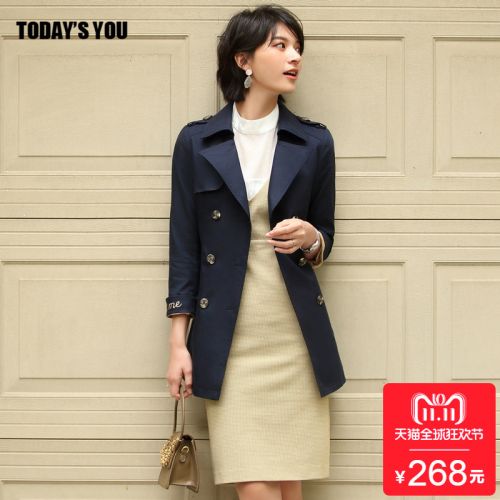 Trench pour femme AUJOURD HUI en Coton - Ref 3227309