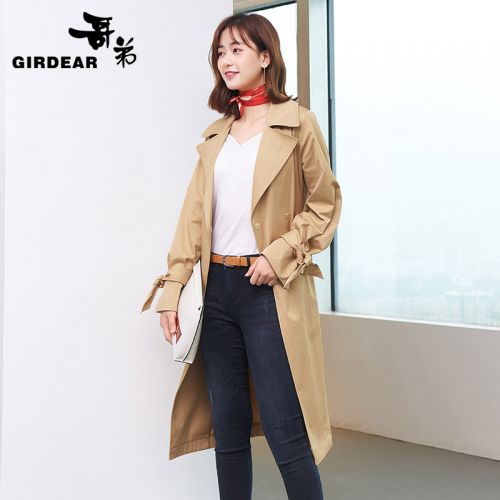 Trench pour femme GIRDEAR en Polyester - Ref 3227355
