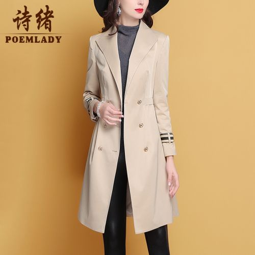 Trench pour femme POEMLADY en Polyester - Ref 3227390