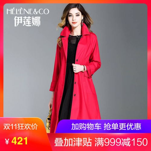 Trench pour femme HELENE CO en Coton - Ref 3227459