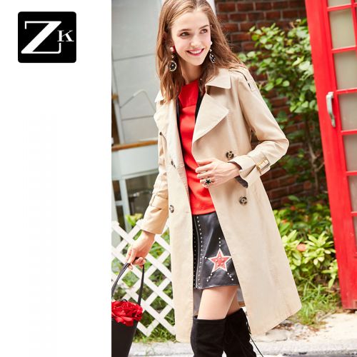 Trench pour femme en Coton - Ref 3227714