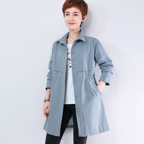 Trench pour femme PLCRZAUY en Coton - Ref 3227745