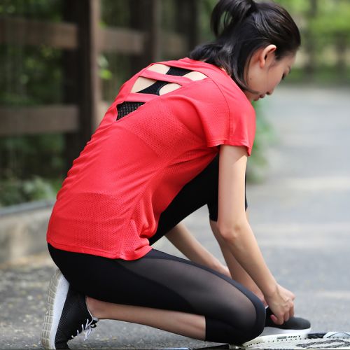  Tshirt de sport femme USA PRO en polyester - Ref 458929